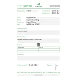 Oxymetholon 50 lab test result (2024-08-05)