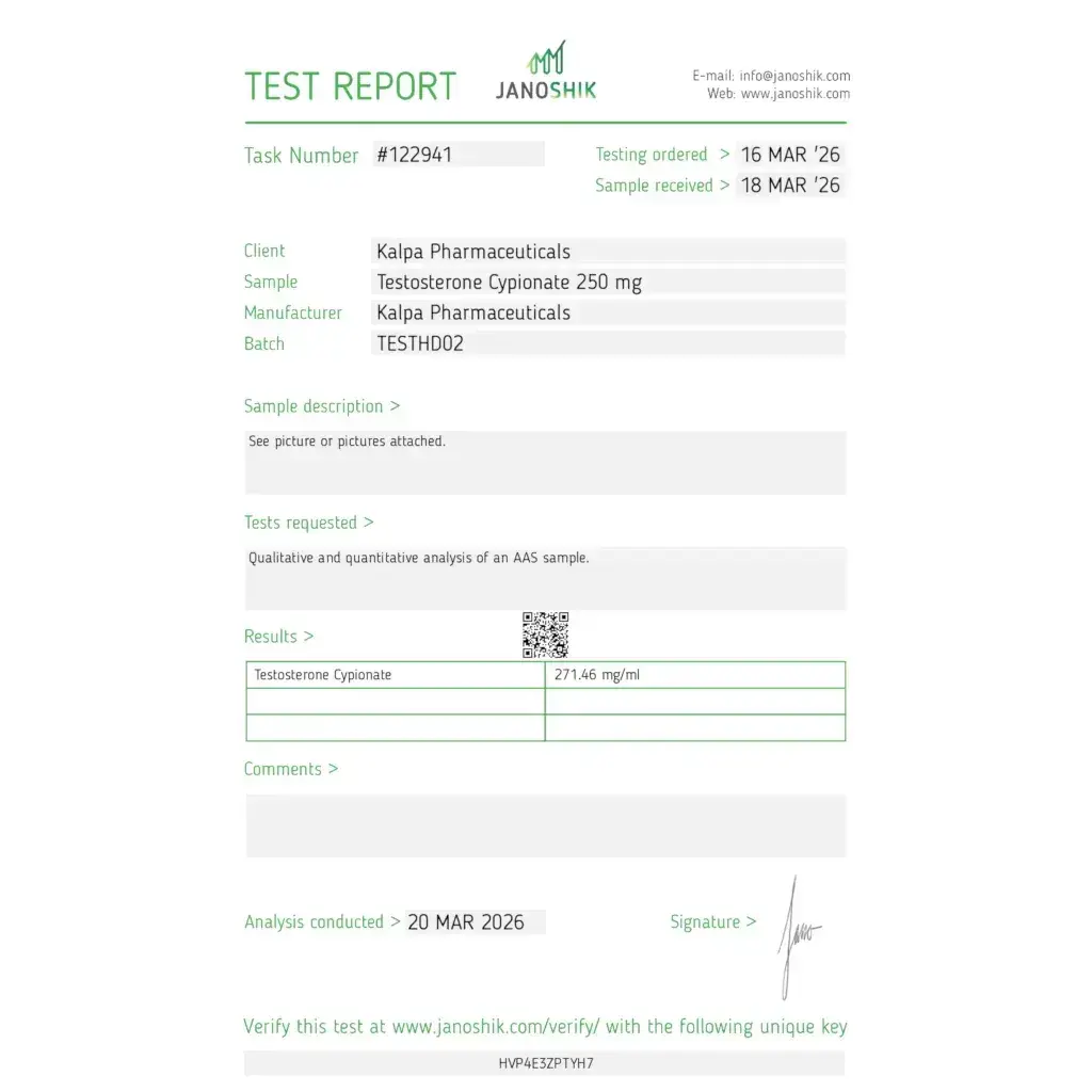 Testoxyl Cypionate 250